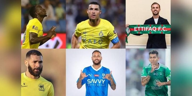 Saudi Pro League đang là điểm đến của nhiều cầu thủ nổi tiếng trời Âu